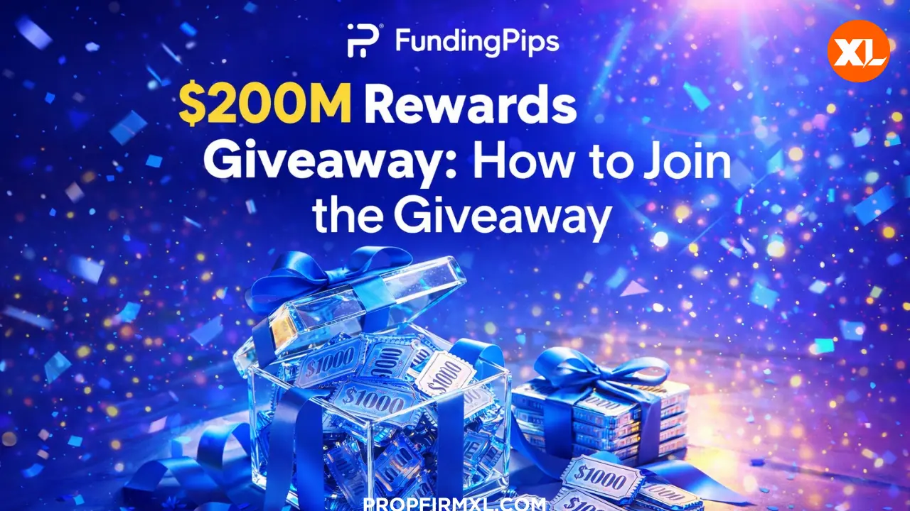 FundingPips $200M Rewards Giveaway: How to Join the Giveaway