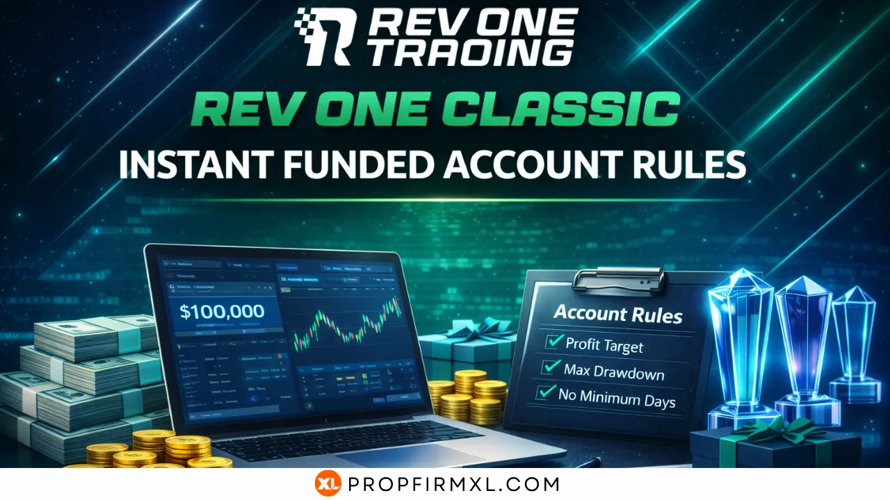 Rev One Trading Classic Instant Funded Account Rules, Drawdown System, Payout Pool Explained