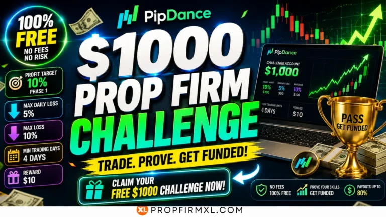 PipDance Free $1000 Prop Firm Challenge Complete Guide